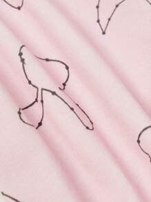 Cozy Pixies Baby Girl Ruffle Hem Pants 2pcs/Set - Pink - View 9