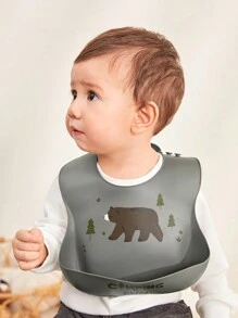 Cozy Pixies 2 pcs Baby Feeding Silicone Bibs For Solid Foods - Multicolor - View 9