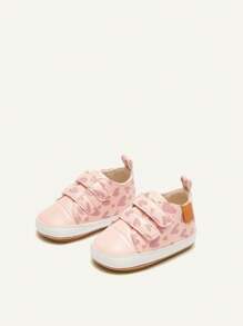 Cozy Pixies Lovely Princess Style Heart Pattern Flat Sport Shoes For Infants And Toddlers