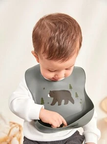 Cozy Pixies 2 pcs Baby Feeding Silicone Bibs For Solid Foods - Multicolor - View 2