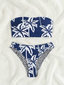Swim Vcay Set Bikini Cây Dừa & Da Báo Đi Biển Mùa Hè - Nhiều màu - Xem 5