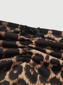 ROMWE Grunge Punk Áo thun nữ hở lưng không dây họa tiết da báo gợi cảm, phù hợp với mọi bữa tiệc, đi học - Nhiều màu - Xem 3