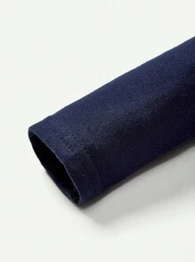 Mały chłopiec 3pcs Grafika ze sloganem Kombinezony - Niebieski - Zobacz 11