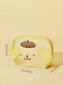 HELLO KITTY AND FRIENDS | SHEIN 布丁狗米色化妝袋 - 米色 - 查看 8