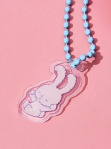 HELLO KITTY AND FRIENDS | SHEIN 印有雙子座字母的耳機盒 - 粉色 - 查看 5