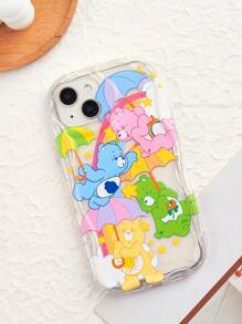ROMWE X Care Bears 卡通圖形透明手機殼 - 彩色 - 查看 5