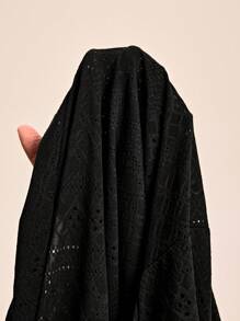 SHEIN Maternity Nursing Clothing Simple Round Neck Schiffy T-Shirt For Home Wear