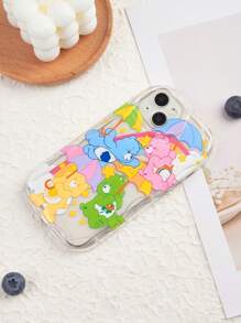 ROMWE X Care Bears 卡通圖形透明手機殼 - 彩色 - 查看 4