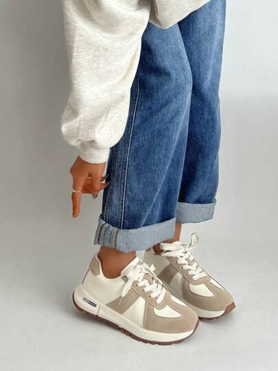 SRSOO 2025 复古德国运动鞋，厚底厚底女鞋，适合春秋季