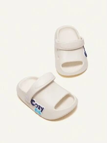 Cozy Pixies Cute & Interesting Infant Minimalist Comfortable Anti Slip Slippers - White - View 4