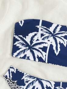Swim Vcay Set Bikini Cây Dừa & Da Báo Đi Biển Mùa Hè - Nhiều màu - Xem 3
