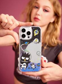 HELLO KITTY AND FRIENDS | SHEIN 酷炫企鵝鏡面手機殼 - 彩色 - 查看 3