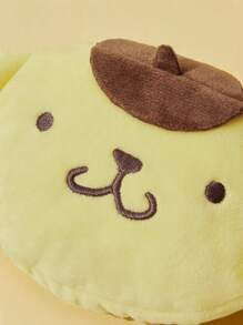 HELLO KITTY AND FRIENDS | SHEIN 1pc Pudding Dog Yellow Short Plush Coin Purse, Super Comfortable - Yellow - View 7