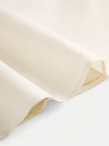 SHEIN Girlism Teenage Girls' Summer Solid Color Woven Strapless Dress With 3d Bow Decoration