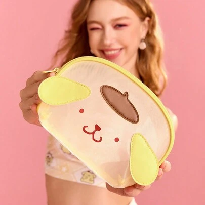 HELLO KITTY AND FRIENDS | SHEIN 布丁狗米色化妝袋