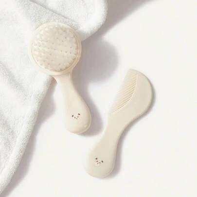 Cozy Pixies 2入組淺褐色的顏色髮刷套裝