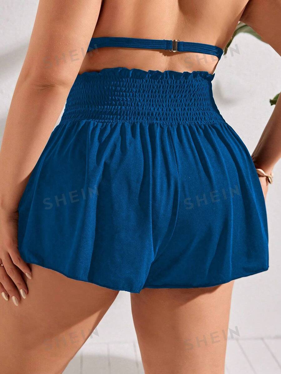 SHEIN Swim Curve Plus Size Women Summer Beach Fashionable Resort Style