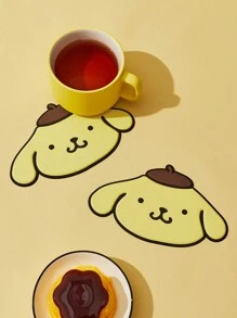 HELLO KITTY AND FRIENDS | SHEIN 1 件布丁狗形杯墊