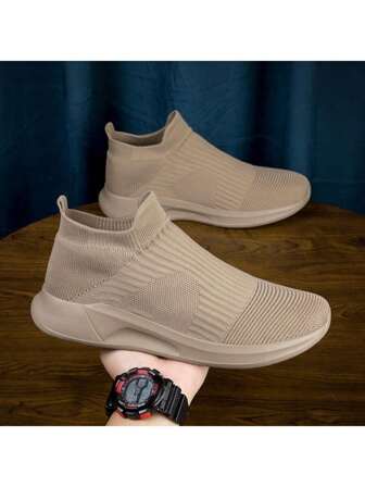 Women's Comfortable Breathable Casual Sneakers, Suitable For Gym, Commute, Walking, Khaki Elegant Sports Shoes/New Women's Shoes