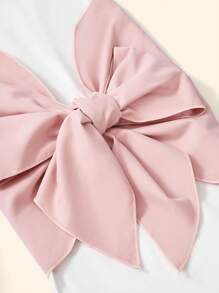 Cozy Pixies 1pc Baby Bow Decor Fabric Swaddling Blanket Love Valentine
