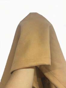 EMERY ROSE Spring And Autumn Large Lapel Casual Single-Breasted KnittedJacket Fall Winter Cloth For Women