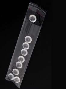 200 Sacos Plásticos Transparentes Autoadesivos Resseláveis para Embalagens de Presentes de Joias, Embalagens de Armazenamento, Decorações para Festas, Embrulhos para Presentes de Natal