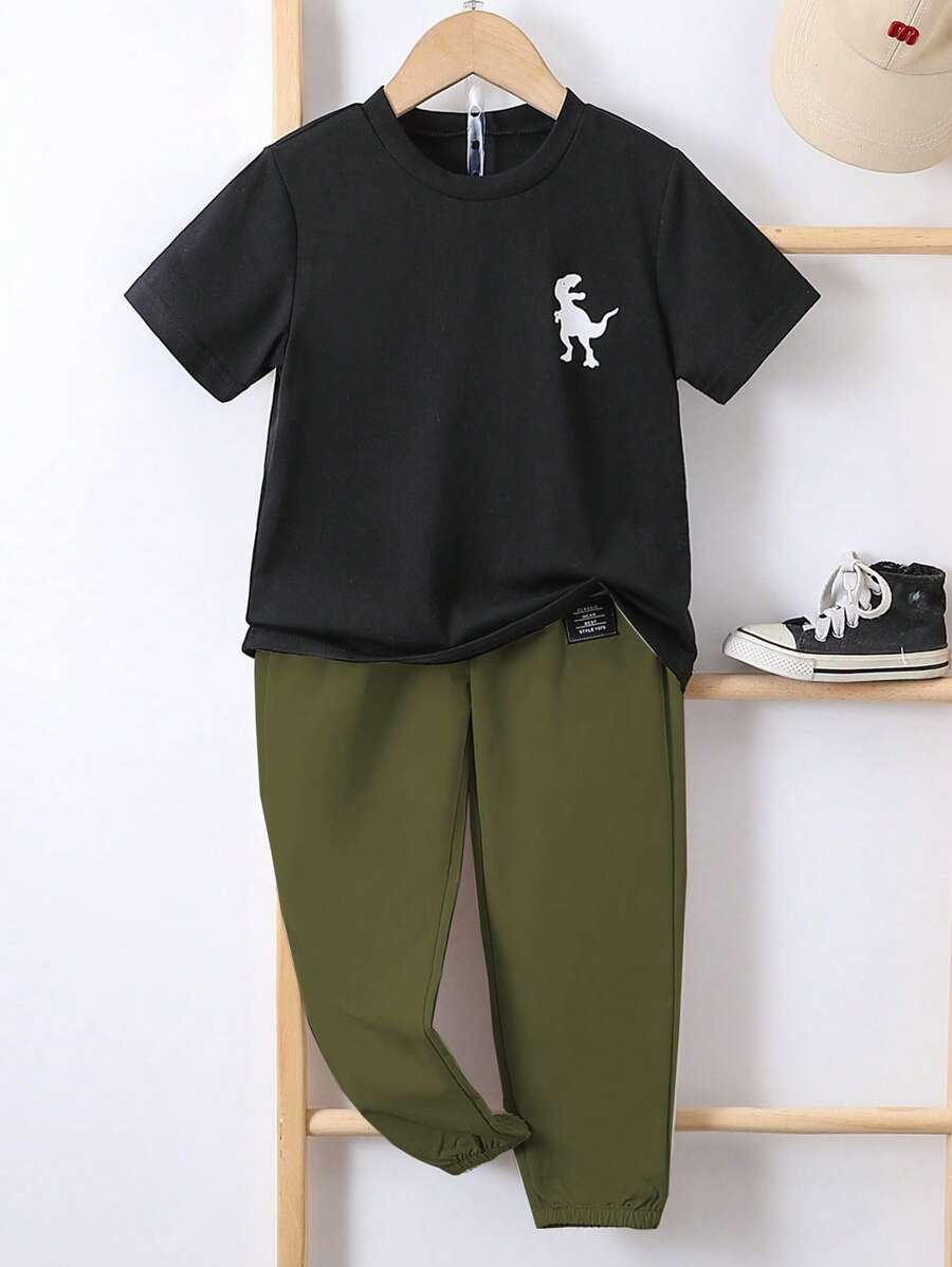 Set Completo Estate Per Bambina 2 Pezzi: Top In Pizzo Con Maniche A Sbuffo E Pantaloni Jeans Strappati Con Perline – Abbigliamento Primavera/Estate Per Neonate 1-6 Anni - 3