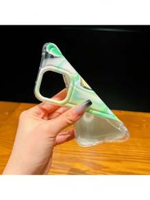 1 Ốp lưng điện thoại chống sốc túi khí nhuộm màu hồng tương thích với iPhone, dành cho cả nam và nữ - màu xanh lá - Xem 5