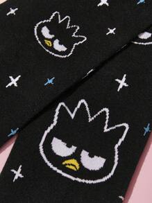 HELLO KITTY AND FRIENDS | SHEIN 3雙中筒吸汗柔軟襪子 - 彩色 - 查看 9