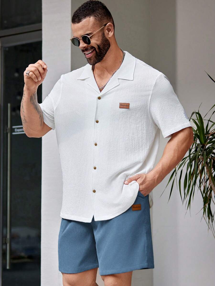 Men’s Plus Size 12XL Summer Set