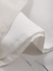 DAZY Flower Print Square Collar Short Sleeve 2 In 1 Waist-Cinched Long Summer Dress - Multicolor - View 6