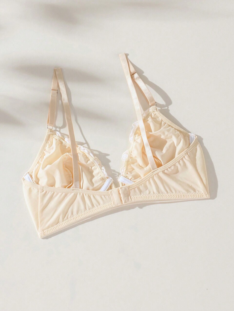 Women's Heart-Shaped Embroidered Patchwork Bra