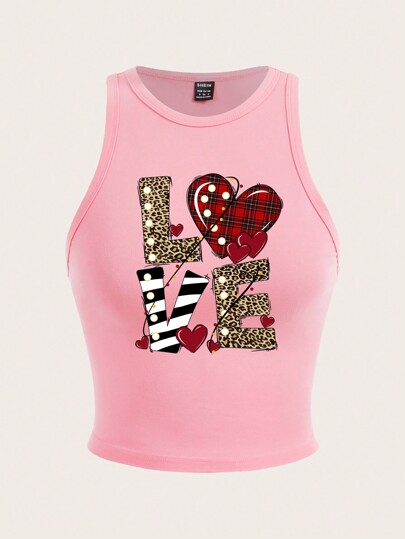 ★関税込★INSTANTFUNK★Heart-print cropped long-sleeved T Women's Long Sleeve V-Neck T-Shirt - Wild Fable™ White XXS
