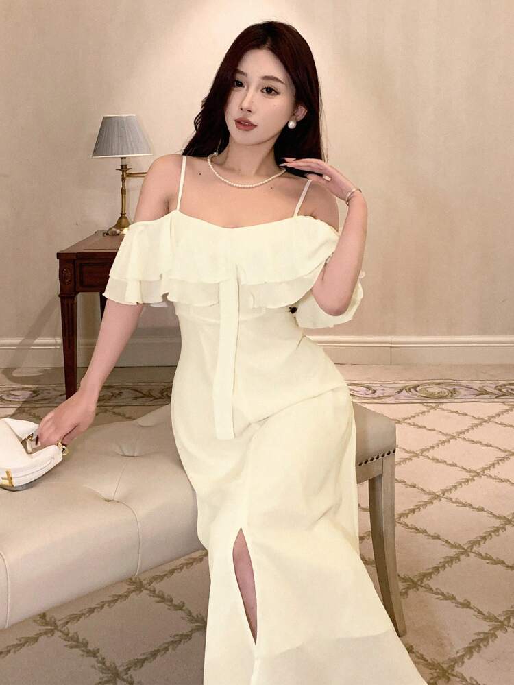 Women Vacation Beach Dress Strap Dress, Birthday Prom Dress Sundress Elegant Women Dresses Maxi Dress