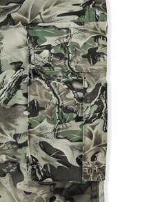 Manfinity EMRG Pantalones Largos Casuales Y De Moda Con Estampado De Camuflaje Para Hombres