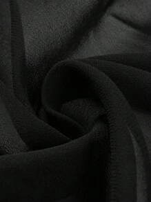 Swim Basics 2pcs Side-Tie Asymmetric Hem Sheer Lightweight Summer Beach Cover-Up Skirt