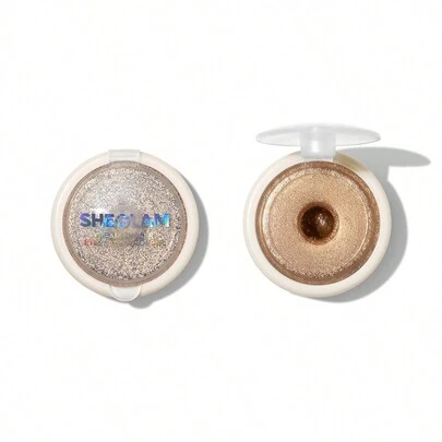 SHEGLAM Gleam Chaser Eyeshadow Topper-Honey Drip Gold Glitter Eyeshadow Powder Shimmer Finish Blendable Smooth Shiny Eyeshadow Brand Beauty Makeup Face Paint Cosmetic For Women Girls Perfect For Spring Summer Ideal For Y2K Fancy Fashion Suitable For Birthday Mother'S Day Gift Rave Party Ready Best Color