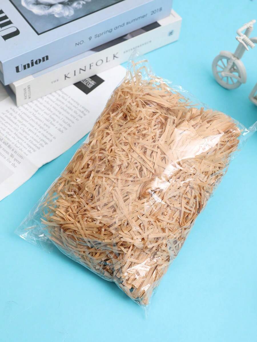 1pack Paper Gift Wrapping Filler, Minimalist Brown Gift Wrapping Filler Paper For Home, Party - Khaki - View 1