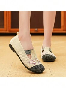 NỮ Giày dép Với Thêu Bề mặt Và Polyurethane Đế , Bền chặt , Nhẹ , Thanh lịch Và Linh hoạt - Nhiều màu - Xem 2