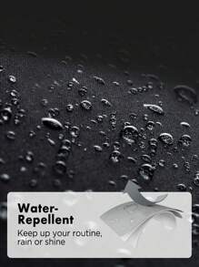 In My Nature 女士戶外彈性腰帶字母印花長褲,帶束口