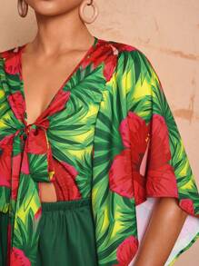 BELANGE HANDMADE Diseñador estilo bohemio boho para mujer mono con cintura elástica suelta retorcida, apto para vacaciones, verano, primavera, playa, festival, Ibiza