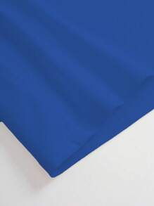 Maweii 夏季加大尺碼心電圖月亮印花短袖T恤 - 藍色 - 查看 3