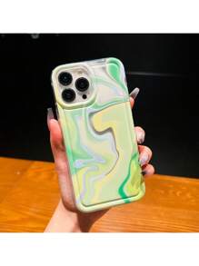 1 Ốp lưng điện thoại chống sốc túi khí nhuộm màu hồng tương thích với iPhone, dành cho cả nam và nữ - màu xanh lá - Xem 3