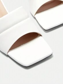 Twin Melody X SHEIN CUCCOO BIZCHIC Women's Fashionable Elegant Purple High Heel Sandals