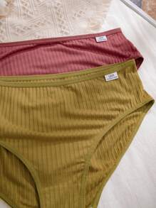 12er Set bequeme Dreiecksunterhose für Damen in Übergröße, einfaches Design