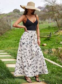 RueChic Linen  Effect Women Maxi Dress - White - View 6