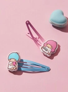 HELLO KITTY AND FRIENDS | SHEIN 6pcs Cute Hair Clips Suitable For Daily Wear And Outdoor Outfits