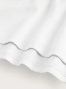 SHEIN ICON Vestido halter de encaje de doble capa entallado a la figura con adorno de metal y abertura trasera hueca