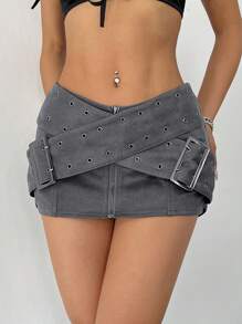 EgrlEra Váy thiết kế chéo thời trang nữ - Nhiều màu - Xem 6