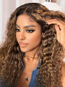 TrueHD 無膠透氣空氣波浪髮型 5x5高清拉絲閉合髮型 4-27亮點預抽深度波浪式人髮樣式女士髮型 - SP4/27 - 查看 2